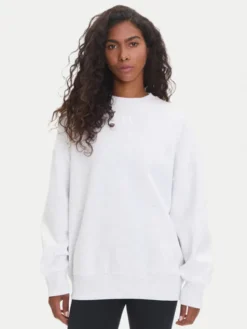 Under Armour Bluza Ua Rival 1386463 Biały Oversize