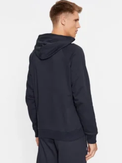 Under Armour Bluza Ua Rival Fleece Hoodie 1379757 Czarny Loose Fit