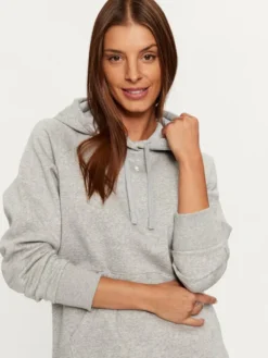 Under Armour Bluza Ua Rival Fleece Hoodie 1379500 Szary Loose Fit