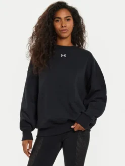 Under Armour Bluza UA Rival Fleece 1386463 Czarny Oversize