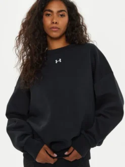 Under Armour Bluza UA Rival Fleece 1386463 Czarny Oversize