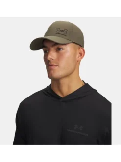 Under Armour Czapka z daszkiem UA-1383438-391 Zielony ciemny