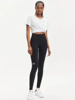 Under Armour Koszulka techniczna Tech Ssv- Solid 1384229-100 Biały Loose Fit