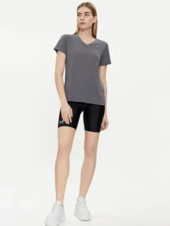 Under Armour Koszulka techniczna Tech Ssv- Solid 1384229-025 Szary Loose Fit