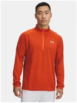 Under Armour Koszulka techniczna UA-1382797-844 Pomarańczowy Regular Fit