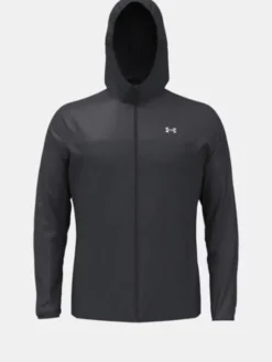 Under Armour Kurtka do biegania UA-6005897-001 Czarny Regular Fit