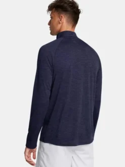 Under Armour Longsleeve 1382797-410 Granatowy Loose Fit