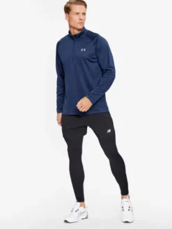Under Armour Longsleeve Ua Tech 2.0 1/2 Zip 1328495 Niebieski Loose Fit