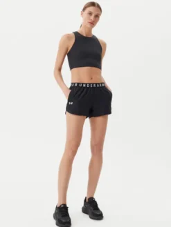 Under Armour Szorty sportowe Ua Play Up 3.0 1344552 Czarny Loose Fit