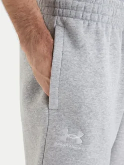 Under Armour Szorty sportowe UA Icon Fleece 1380377 Szary Regular Fit
