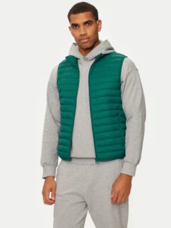 United Colors Of Benetton Kamizelka 2BA2UJ005 Zielony Regular Fit