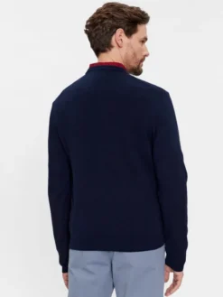 United Colors Of Benetton Sweter 1002U1G34 Granatowy Regular Fit