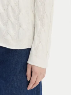 United Colors Of Benetton Sweter 1335D2467 Biały Regular Fit