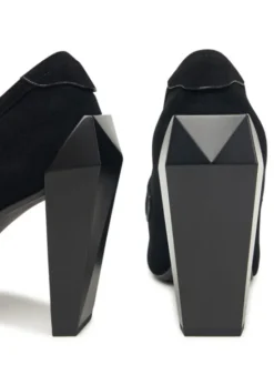 United Nude Półbuty Gem Loafer Hi 10955560195 Czarny
