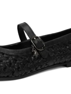 U.S. Polo Assn. Baleriny EO-LARISA001W/6L1 Czarny
