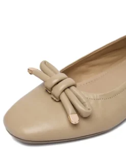 U.S. Polo Assn. Baleriny EO-OXANA001W/6L1 Beżowy jasny