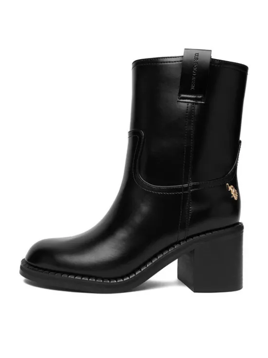 U.S. Polo Assn. Botki EO-KATIA001W/EY1 Czarny