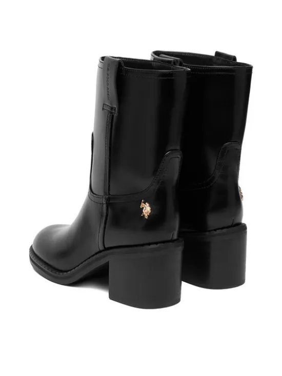U.S. Polo Assn. Botki EO-KATIA001W/EY1 Czarny