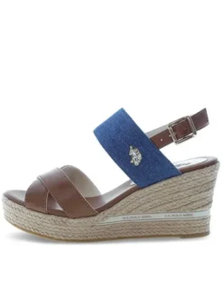 U.S. Polo Assn. Espadryle Alyss ALYSSA011 Brązowy