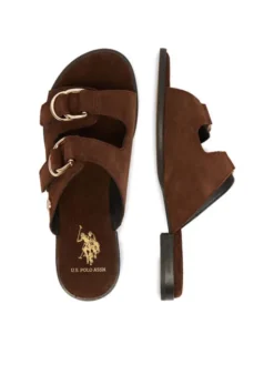 U.S. Polo Assn. Klapki EO-KATYA001W/6S1 Brązowy