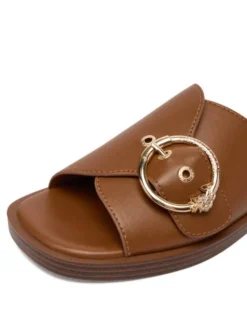 U.S. Polo Assn. Klapki EO-MARINA002W/6Y1 Brązowy