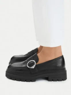 U.S. Polo Assn. Loafersy EO-SVETA001W/GY1 Czarny
