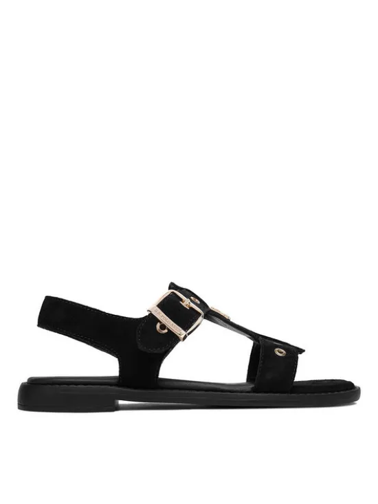 U.S. Polo Assn. Sandały EO-ALYS001W/6S1 Czarny