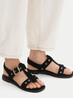U.S. Polo Assn. Sandały EO-ALYS001W/6S1 Czarny
