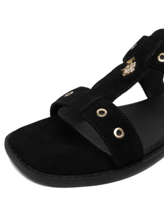 U.S. Polo Assn. Sandały EO-ALYS001W/6S1 Czarny