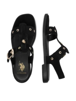 U.S. Polo Assn. Sandały EO-ALYS001W/6S1 Czarny