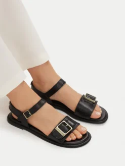 U.S. Polo Assn. Sandały EO-TEMPE002W/6L1 Czarny