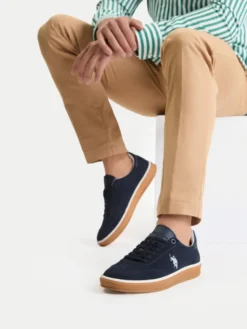U.S. Polo Assn. Sneakersy EO-EVAN001M/6S1 Granatowy
