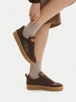 U.S. Polo Assn. Sneakersy EO-YANA001W/6SL1 Brązowy