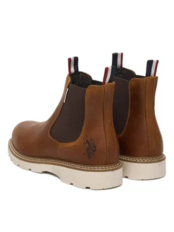 U.S. Polo Assn. Sztyblety EO-PATRIZ002M/ELE1 Brązowy