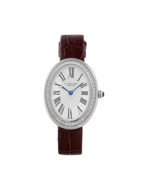 U.S. Polo Assn. Zegarek Ophelia USP8504BU Brązowy