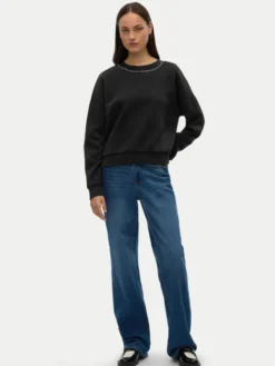 Vero Moda Bluza Lotte 10333544 Czarny Regular Fit
