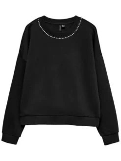 Vero Moda Bluza Lotte 10333544 Czarny Regular Fit