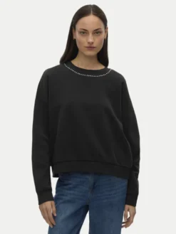 Vero Moda Bluza Lotte 10333544 Czarny Regular Fit