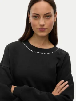 Vero Moda Bluza Lotte 10333544 Czarny Regular Fit