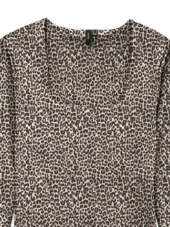 Vero Moda Bluzka Million 10334613 Beżowy Regular Fit
