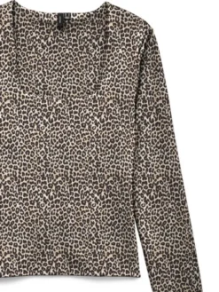 Vero Moda Bluzka Million 10334613 Beżowy Regular Fit