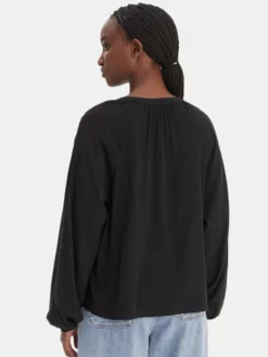 Vero Moda Bluzka Vmbella 10334524 Czarny Loose Fit