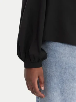 Vero Moda Bluzka Vmbella 10334524 Czarny Loose Fit