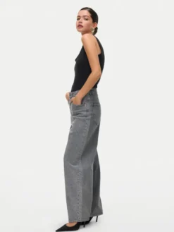 Vero Moda Jeansy Billie 10336831 Szary Loose Fit