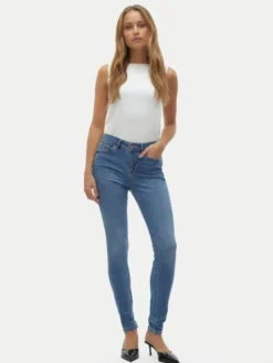 Vero Moda Jeansy Flash 10300173 Niebieski Skinny Fit
