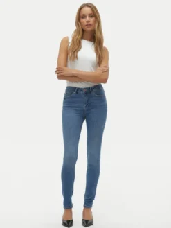 Vero Moda Jeansy Flash 10300173 Niebieski Skinny Fit