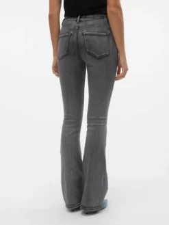 Vero Moda Jeansy Flash 10303196 Szary Flared Fit