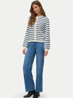 Vero Moda Kardigan Gorgeous 10338565 Beżowy Regular Fit