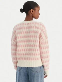 Vero Moda Kardigan Lisa 10336622 Beżowy Regular Fit