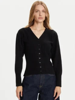 Vero Moda Kardigan Saba 10334777 Czarny Regular Fit